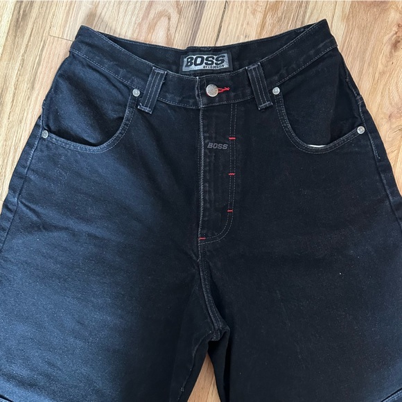 BOSS by I.G: Design - Black High Waisted/Straight Leg Jeans - Picture 4 of 7